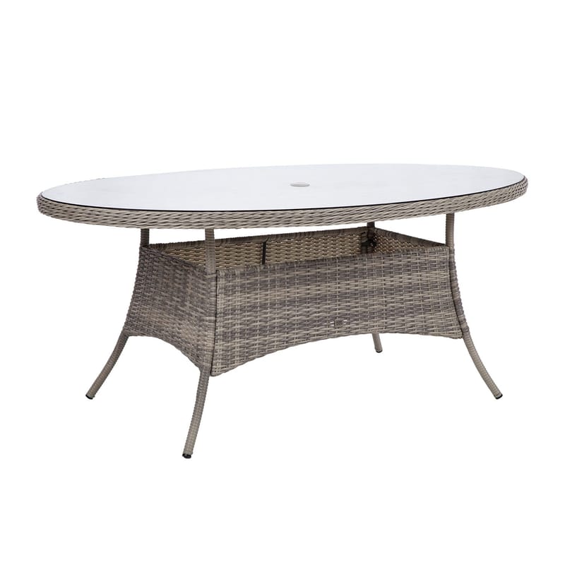 Bord HOME4YOU Trento 180x100x75 cm Lysegrå, Lysegrå