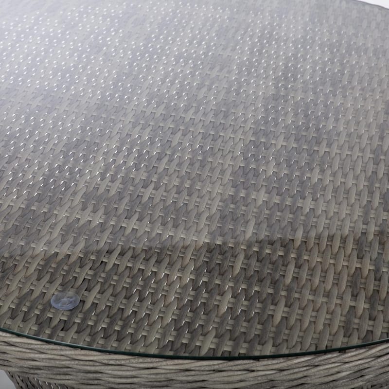 Bord HOME4YOU Trento D110x73,5 cm Lysegrå - lysegrå - Havemøbler - Havebord - Spisebord & havebord