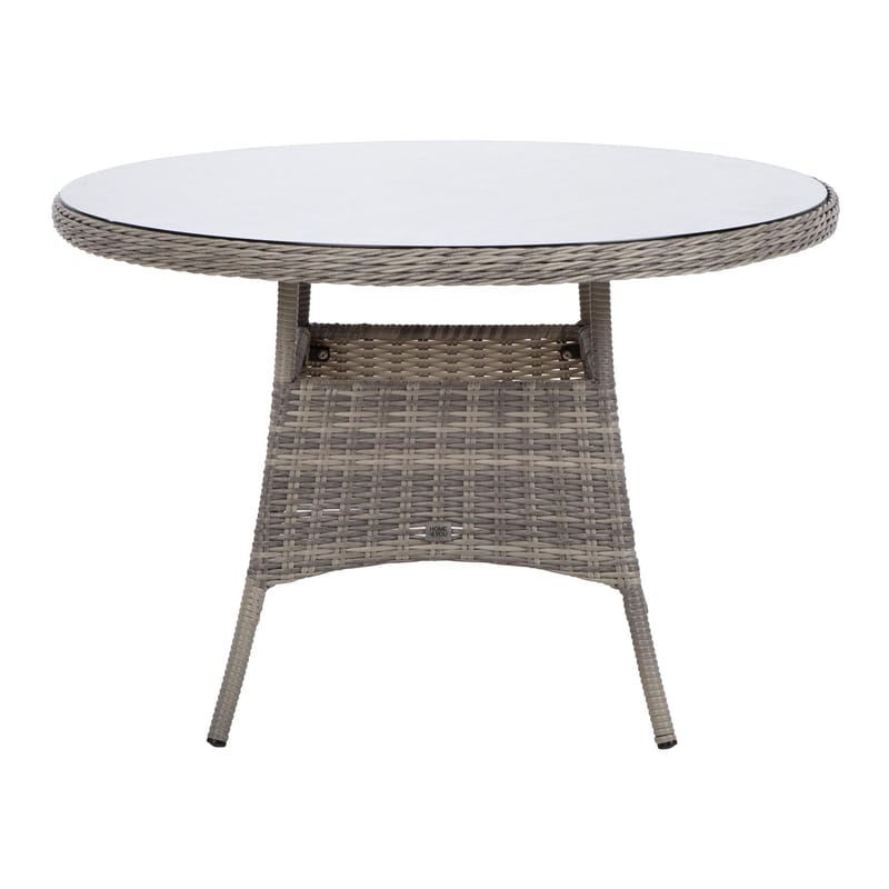 Bord HOME4YOU Trento D110x73,5 cm Lysegrå - lysegrå - Havemøbler - Havebord - Spisebord & havebord