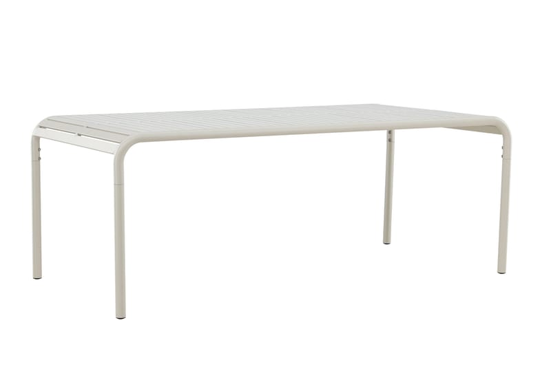 Borneo Spisebord Udendørs 100x200 cm - Beige - Havemøbler - Havebord - Spisebord & havebord