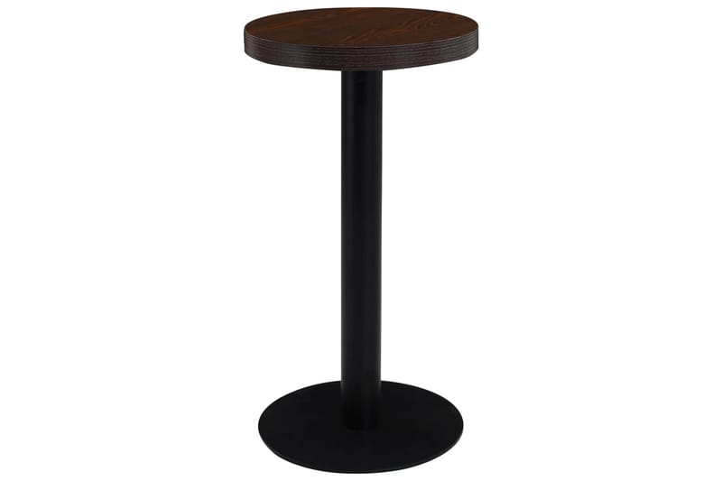 Bistrobord 40 cm Mdf Mørkebrun - Brun - Cafebord - Altanborde