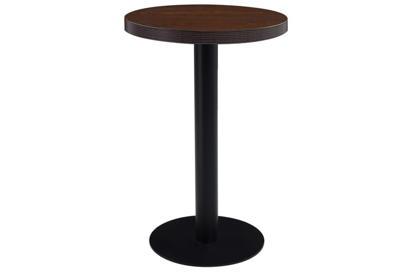 Bistrobord 50 cm Mdf Mørkebrun - Brun - Cafebord - Altanborde