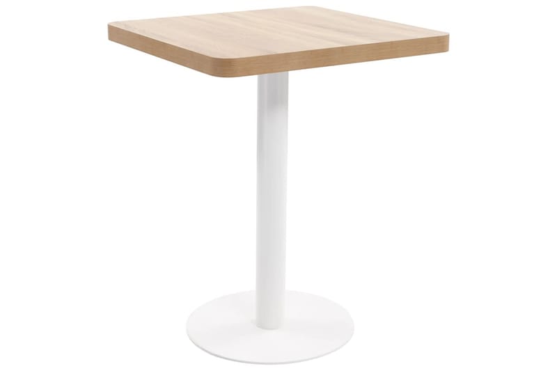 Bistrobord 60x60 cm Mdf Lysebrun - Brun - Cafebord - Altanborde