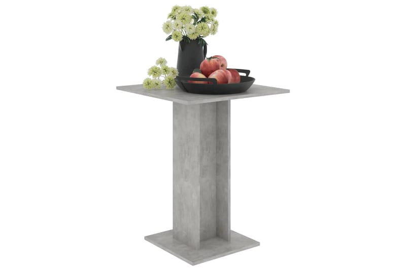 Bistrobord 60x60x75 cm Spånplade Betongrå - Grå - Havemøbler - Havebord - Cafebord