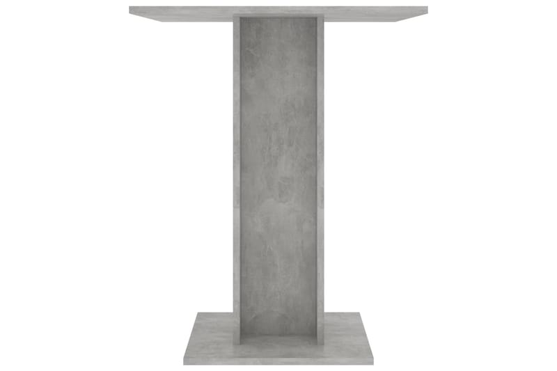 Bistrobord 60x60x75 cm Spånplade Betongrå - Grå - Havemøbler - Havebord - Cafebord