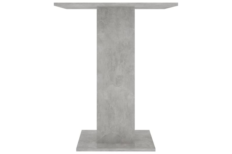 Bistrobord 60x60x75 cm Spånplade Betongrå - Grå - Havemøbler - Havebord - Cafebord