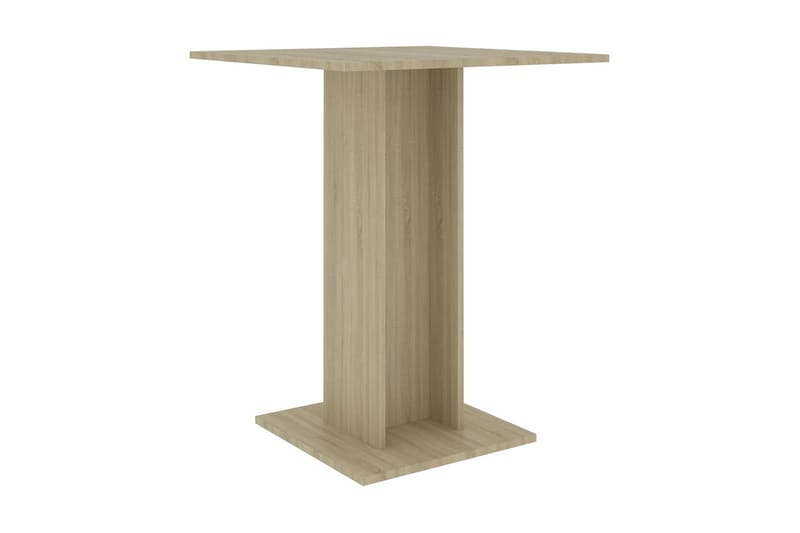 Bistrobord 60x60x75 cm Spånplade Sonoma-Eg - Brun - Cafebord - Altanborde