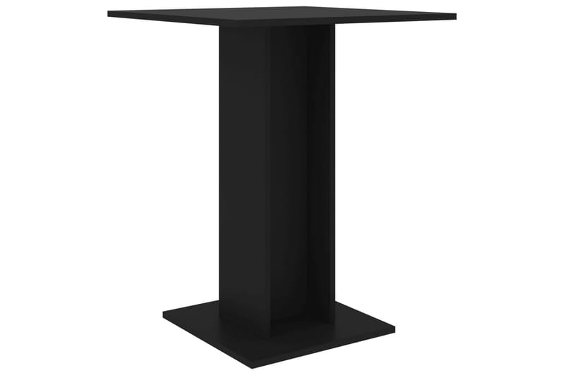 Bistrobord 60x60x75 cm Spånplade Sort - Sort - Havemøbler - Havebord - Cafebord