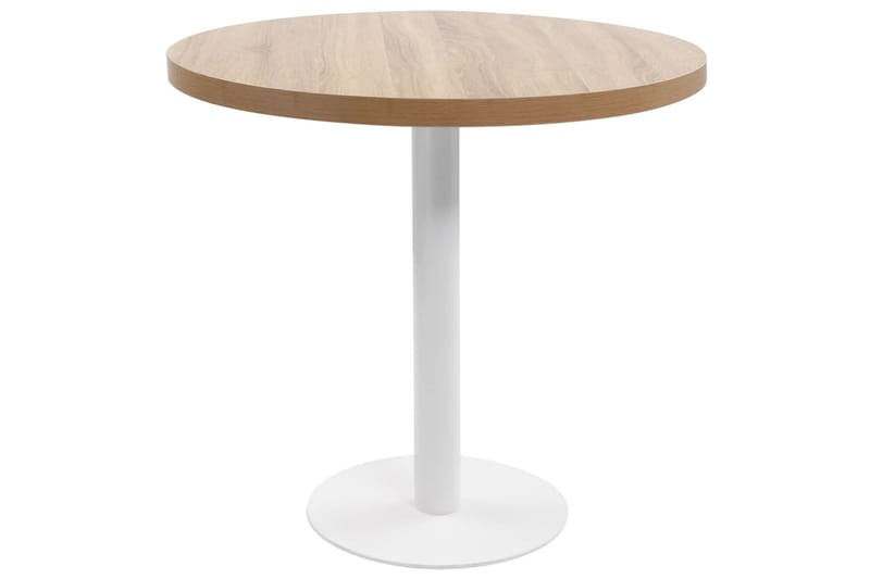 Bistrobord 80 cm Mdf Lysebrun - Brun - Cafebord - Altanborde