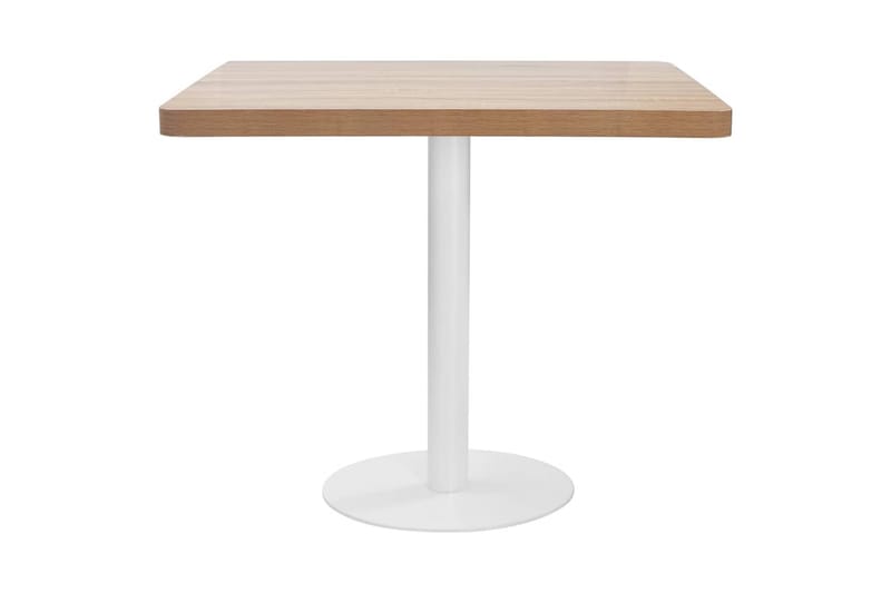 Bistrobord 80x80 cm Mdf Lysebrun - Brun - Havemøbler - Havebord - Cafebord