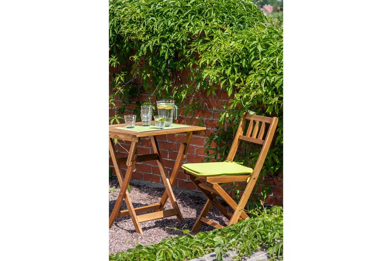 Bord FINLAY 60x60xH72cm sammenfoldet træ: Akacia - Havemøbler - Havebord - Cafebord