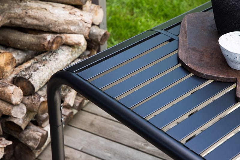 Borneo Cafébord 70 cm - Sort - Havemøbler - Havebord - Cafebord