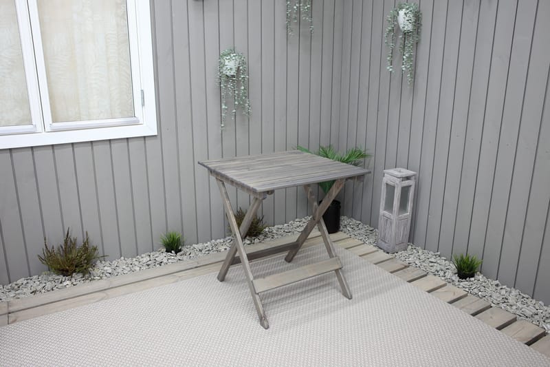 Edilma Klapbord 65 cm - Grå - Havemøbler - Havebord - Cafebord