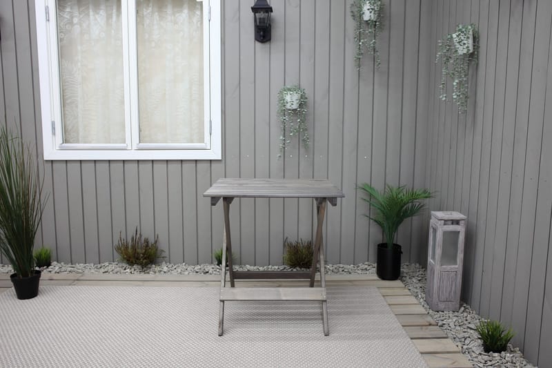 Edilma Klapbord 65 cm - Grå - Havemøbler - Havebord - Cafebord