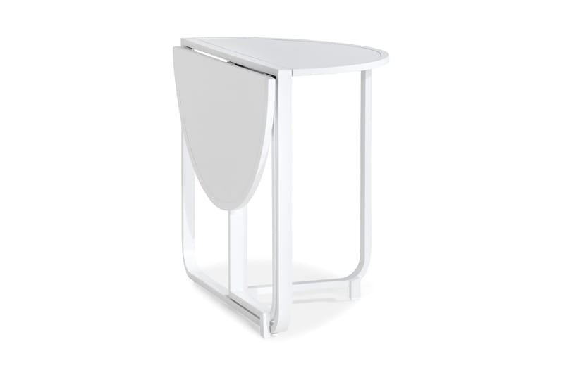 Flippy Cafébord 90 cm Rundt - Hvid - Havemøbler - Havebord - Cafebord