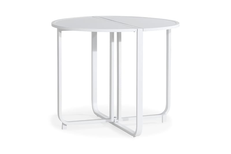 Flippy Cafébord 90 cm Rundt - Hvid - Cafebord - Altanborde