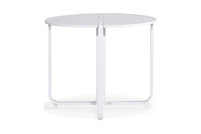 Flippy Cafébord 90 cm Rundt - Hvid - Havemøbler - Havebord - Cafebord