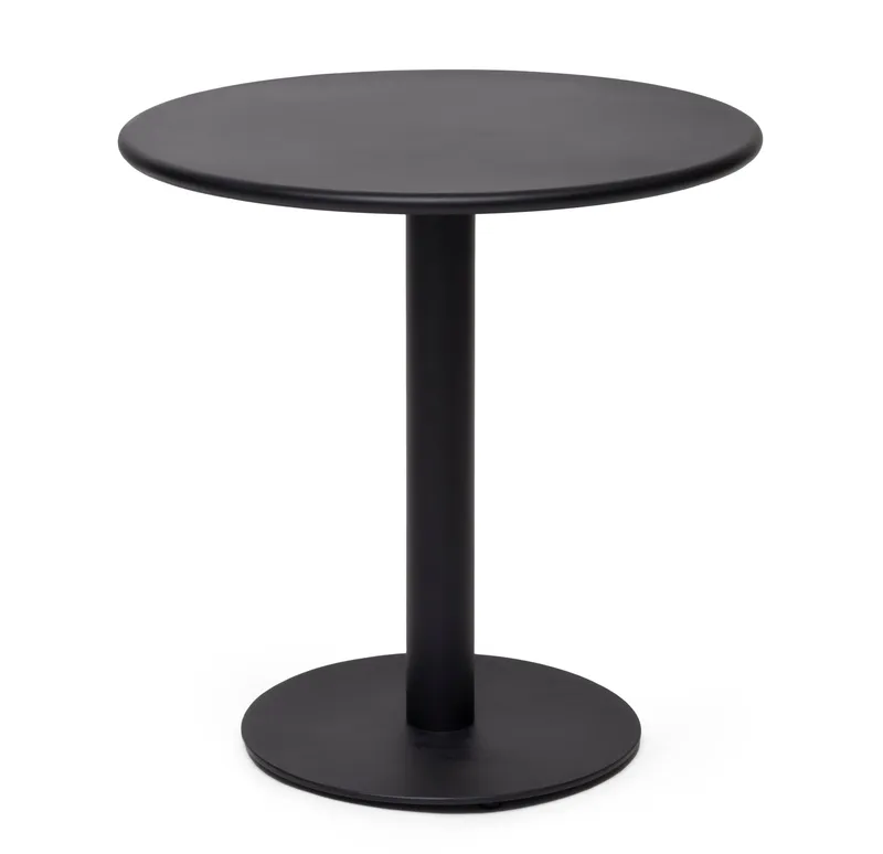 Hillerstorp Näsby cafebord 70 cm rundt, Sort