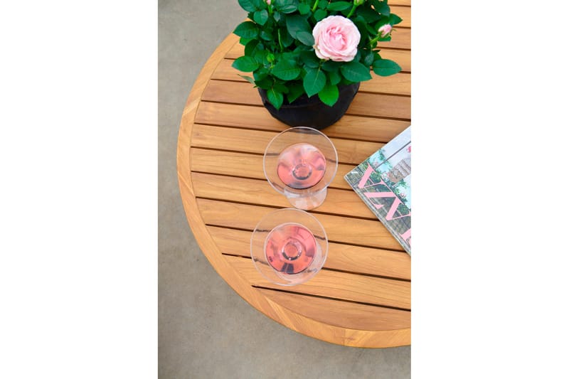 Himmelsnäs Bord 80 cm Brun - Hillerstorp - Havemøbler - Havebord - Cafebord