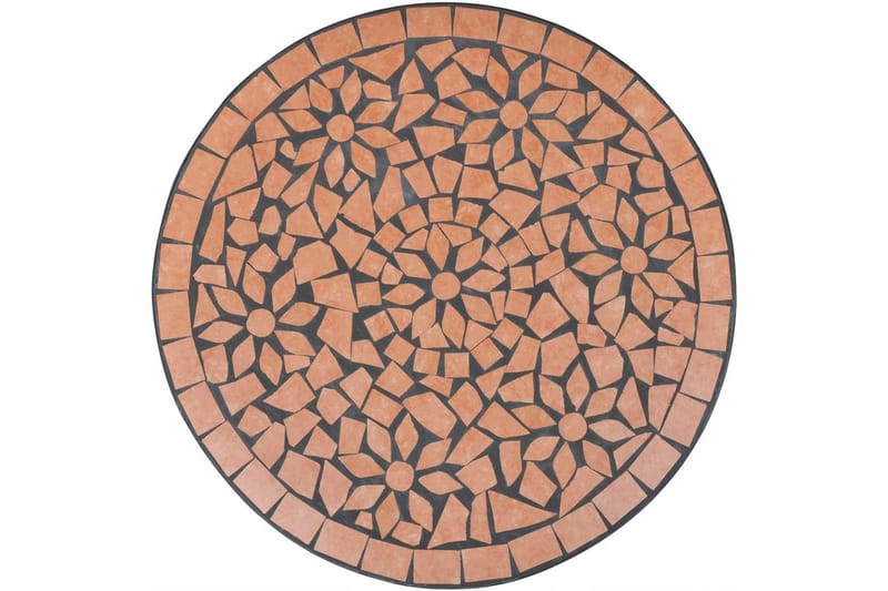 Mosaikbord Terracotta 60 Cm - Brun - Cafebord - Altanborde