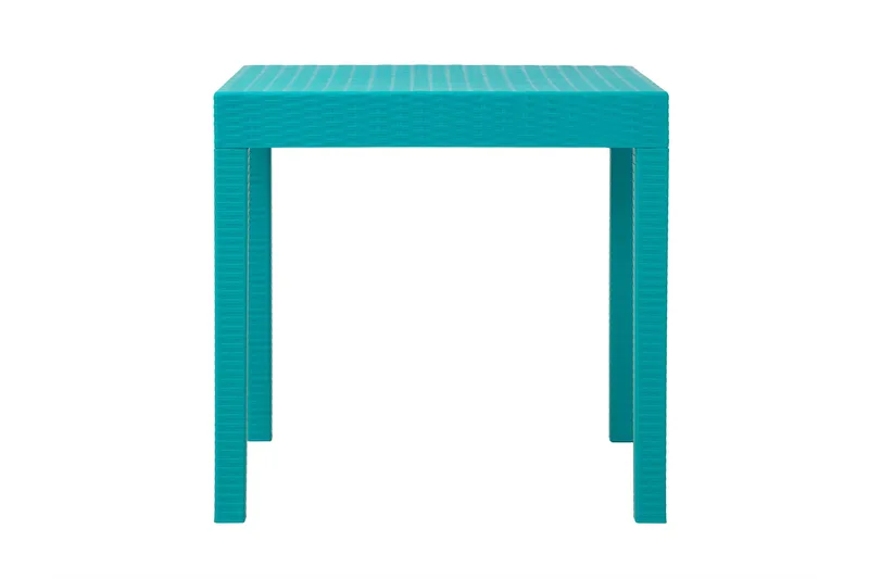Nadia Bord 80x80 cm - Turkis - Havemøbler - Havebord - Cafebord