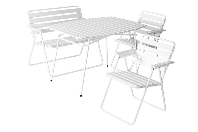 Retro 403 Bord 120 cm Hvid - Varax - Havemøbler - Havebord - Cafebord