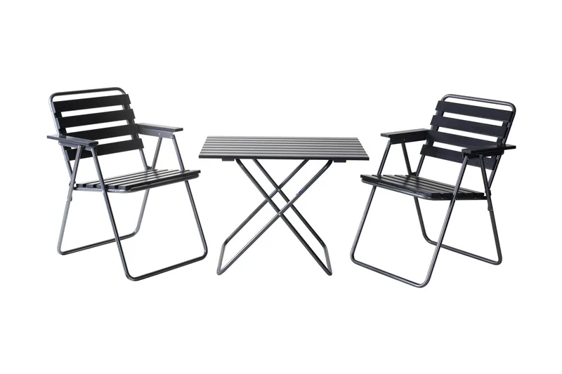 Retro bord - Sort / grå - Havemøbler - Havebord - Cafebord