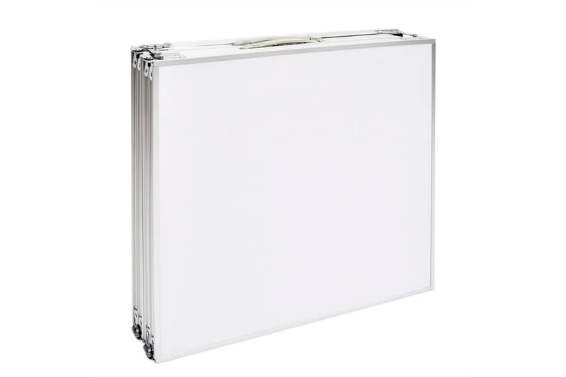 Campingbord Justérbart Aluminium 240 X 60 Cm - Hvid - Havemøbler - Havebord - Campingborde
