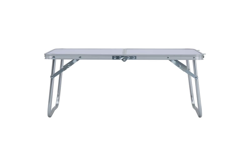 foldbart campingbord 60 x 40 cm aluminium hvid - Hvid - Campingmøbler - Campingborde