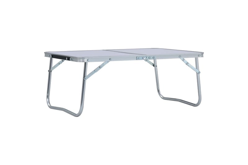 foldbart campingbord 60 x 40 cm aluminium hvid - Hvid - Campingmøbler - Campingborde
