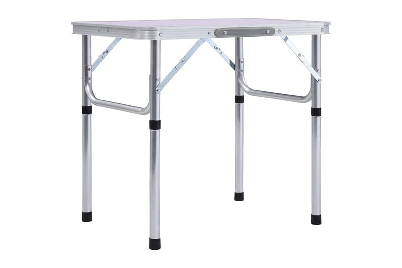 foldbart campingbord 60 x 45 cm aluminium hvid - Hvid - Campingborde - Campingmøbler