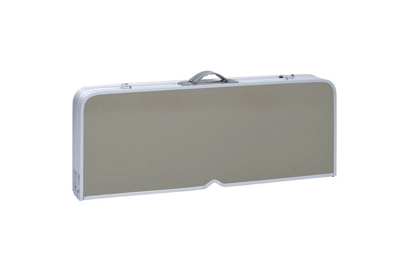 Foldbart Campingbord Med 4 Siddepladser Stål Aluminium - Havemøbler - Havebord - Campingborde