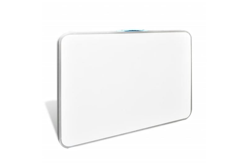 Sammenfoldeligt Campinbord Med Metalramme 80 X 60 Cm - Hvid - Havemøbler - Havebord - Campingborde