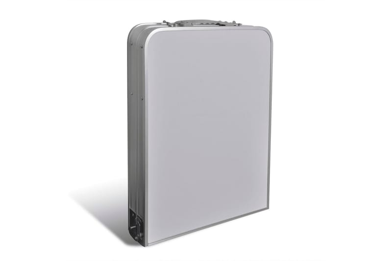 Sammenklappeligt Campingbord Med Aluminiumstel - Sølv - Havemøbler - Havebord - Campingborde