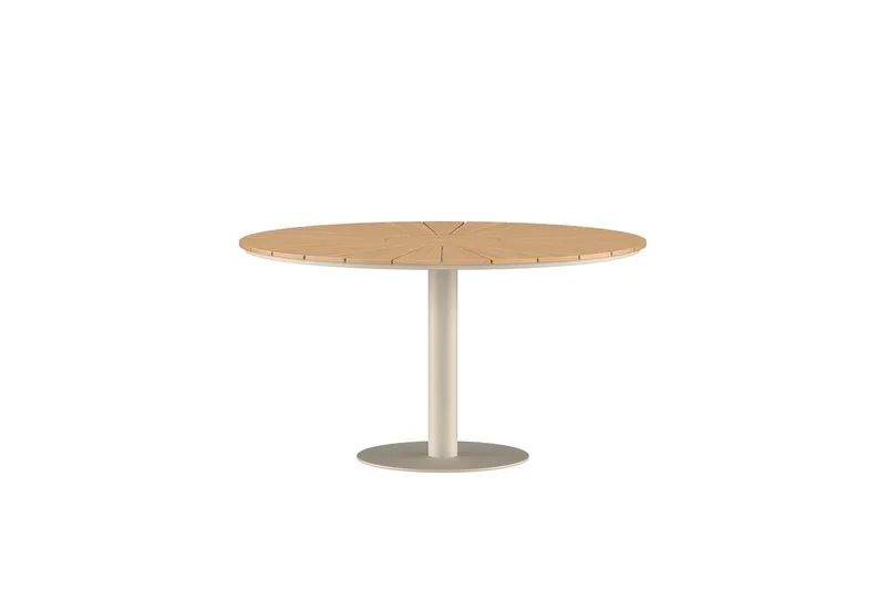 Croft rundt spisebord 120 cm udendørs - Beige - Havemøbler - Havebord - Spisebord & havebord