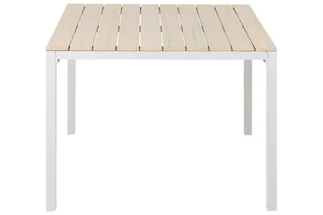 Edmundston Spisebord 95x95 cm - Beige/Hvid - Havemøbler - Havebord - Spisebord & havebord