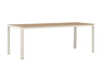 Etna Spisebord Udendørs 90x210 cm - Beige - Havemøbler - Havebord - Spisebord & havebord