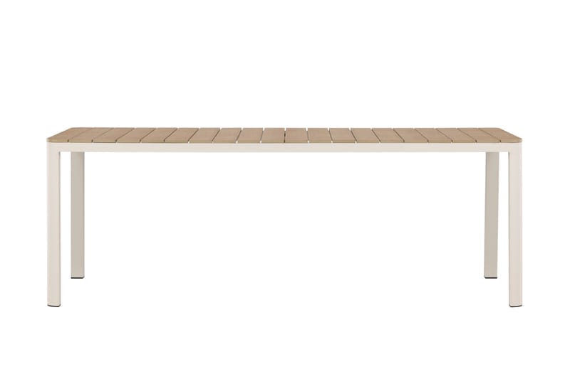 Etna Spisebord Udendørs 90x210 cm - Beige - Havemøbler - Havebord - Spisebord & havebord