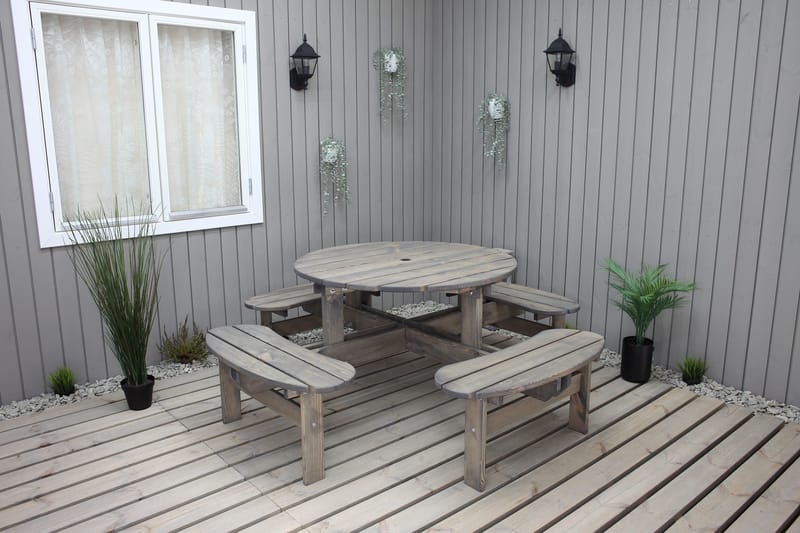 Frankfurt Picnicbord - Brun - Havemøbler - Havebord - Picnicbord