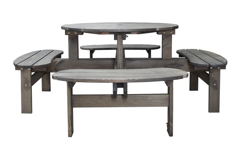 Frankfurt Picnicbord - Brun - Havemøbler - Havebord - Picnicbord