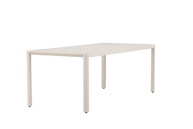 Giardini Spisebord Udendørs 90x200 cm - Beige - Havemøbler - Havebord - Spisebord & havebord