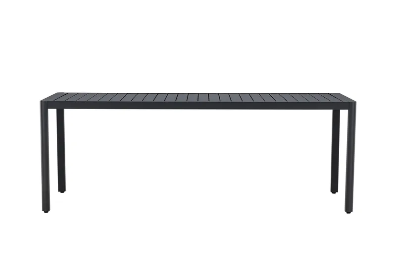 Giardini Spisebord Udendørs 90x200 cm, Sort