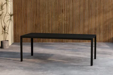 Giardini Spisebord Udendørs 90x200 cm - Sort - Havemøbler - Havebord - Spisebord & havebord