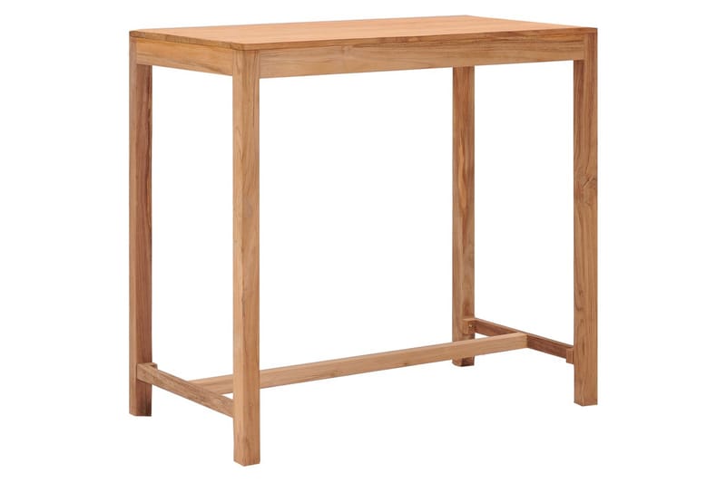 Havebarbord 110x60x105 cm Massivt Teaktræ - Brun - Spisebord & havebord