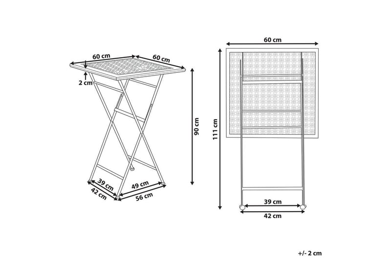 Havebarbord Bormio - Havemøbler - Havebord - Barbord udendørs