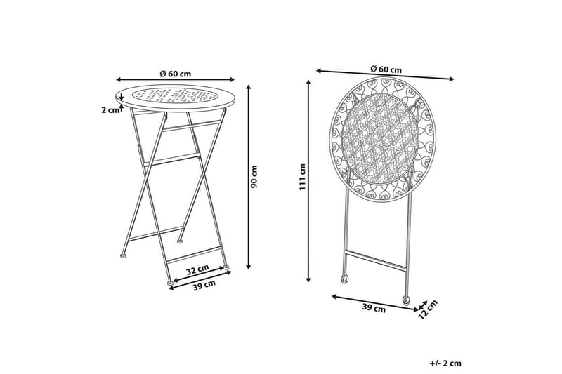 Havebarbord Trieste - Havemøbler - Havebord - Barbord udendørs