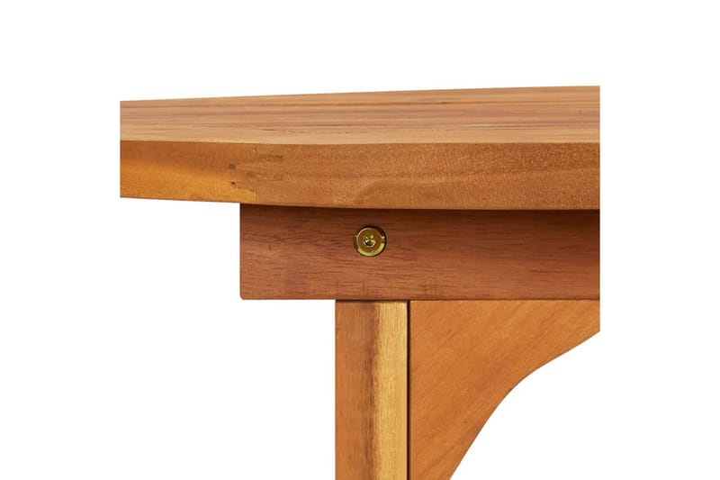 havebord 280x90x75 cm massivt akacietræ - Brun - Havemøbler - Havebord - Spisebord & havebord