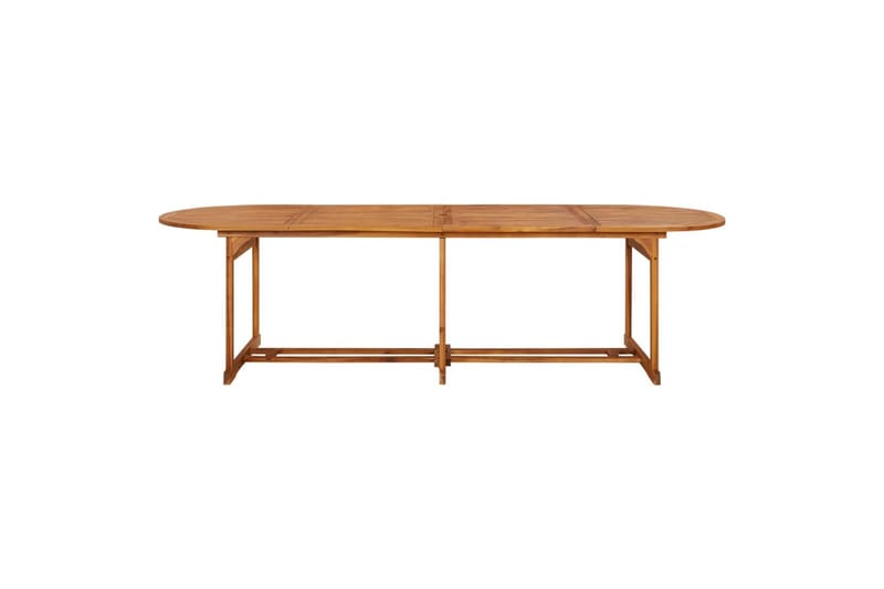 havebord 280x90x75 cm massivt akacietræ - Brun - Havemøbler - Havebord - Spisebord & havebord