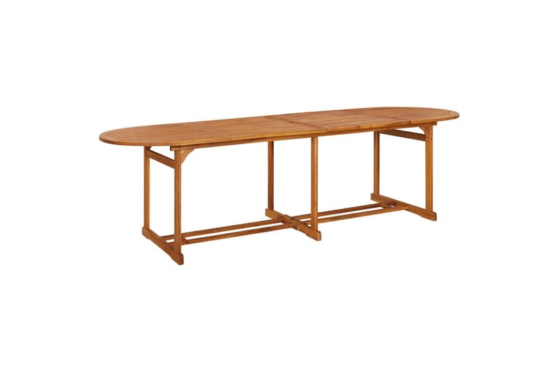 havebord 280x90x75 cm massivt akacietræ - Brun - Havemøbler - Havebord - Spisebord & havebord