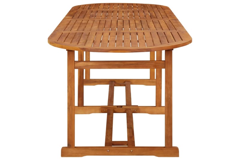 havebord 280x90x75 cm massivt akacietræ - Brun - Havemøbler - Havebord - Spisebord & havebord